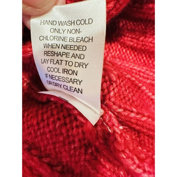 Industry sweater size M Burgundy Red  Embedded Mint Conditions - Picture 10 of 11